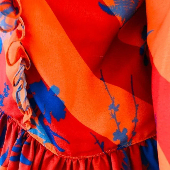 Anthropologie Siddhartha Bansal Ruffled Mansard Blouse Size Medium NWOT - Picture 13 of 15